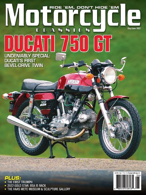 Imagen de portada para Motorcycle Classics: May/June 2022